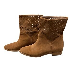 Michael Kors Sunny Bootie Suede Caramel